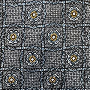 JOS. A. BANK Signature Collection Classic Silk Necktie Geometric Gray/Blue